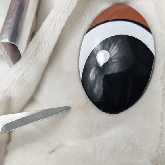 2007 Large Pound Puppy Puppies 01300 Autographed Bowling White Red Collar Plush - Picture 14 of 16